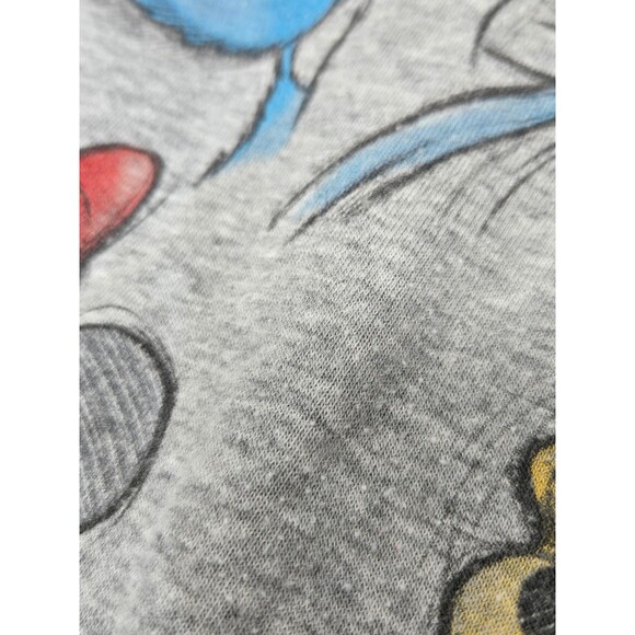 DISNEY 100 HOODED DRESS TULLE SKIRT GREY & NAVY BLUE COSPLAY ALICE GIRLS SMALL 6 - Picture 12 of 12